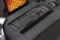 Клавіатура 2E KS120 White backlight USB Black 2E-KS120UB