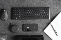 Клавіатура 2E KS230 Slim WL Black 2E-KS230WB