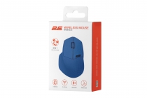 Мышь 2E MF280 Silent, WL/BT, синий 2E-MF280WBL