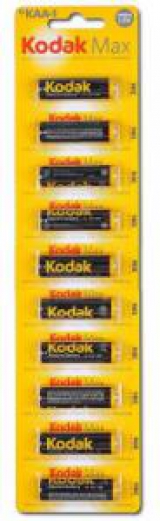 Батарейка KODAK MAX LR6 1 шт. (1*10 відривна) 30953505