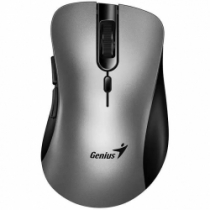 Мышь Genius Ergo 8100S, Silent, AI, WL, серый 31030040404