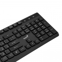 Клавіатура мембранна Genius KB-7200, 104key, WL, EN/UKR, чорний 31320002406