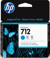 Картридж HP No.712 DesignJet Т230/Т630 Cyan 29ml 3ED67A