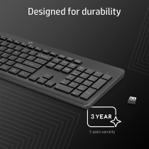 Клавіатура HP 230 WL black 3L1E7AA