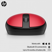 Мышь HP 240 BT red 43N05AA