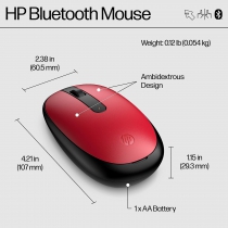 Мышь HP 240 BT red 43N05AA