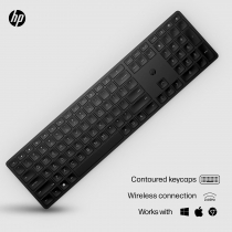 Клавіатура HP 450 Programmable WL black 4R184AA