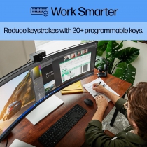 Клавіатура HP 450 Programmable WL black 4R184AA