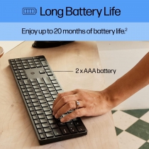 Клавіатура HP 450 Programmable WL black 4R184AA