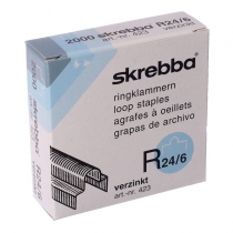 Скоби R 24/6, уп/2000 Skrebba 5020190