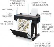 Принтер HP DesignJet T630 24" з Wi-Fi 5HB09D