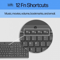 Клавіатура HP 150 USB UA Black 664R5AA
