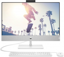 Комп'ютер персональний моноблок HP Pavilion 27" FHD IPS AG, AMD R3-5300U, 8GB, F512GB, UMA, WiFi, кл+м, DOS, білий 68V05EA