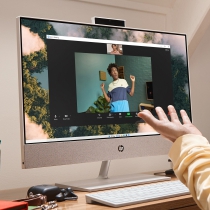 Комп'ютер персональний моноблок HP Pavilion 27" FHD IPS AG, AMD R3-5300U, 8GB, F512GB, UMA, WiFi, кл+м, DOS, білий 68V05EA