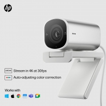 Веб-камера HP 960 4K Streaming silver 695J6AA