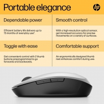 Миша HP Dual Mode BT/WL Silver 6CR72AA