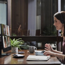 Комп'ютер персональний моноблок HP ProOne 440-G9 23.8" FHD IPS AG, Intel i5-12500T, 8GB, F512GB, UMA, WiFi, кл+м, 3р, DOS, чорний 6D375EA