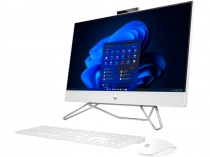 Комп'ютер персональний моноблок HP 240-G9 23.8" FHD IPS AG, Intel i3-1215U, 8GB, F256GB, UMA, WiFi, кл+м, 2р, DOS, білий 6D382EA