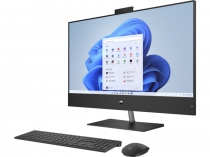 Комп'ютер персональний моноблок HP Pavilion 31.5" QHD IPS, Intel i7-12700T, 16GB, F512GB, NVD3050Ti-4, WiFi, кл+м, DOS, чорний 6L9M4EA