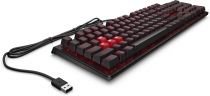 Клавиатура HP OMEN Encoder LED 104key Cherry MX Red USB Black 6YW76AA