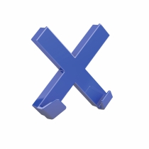 Магніт Mega, Dahle, Cross, 90x90мм, син. 7010330