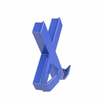 Магніт Mega, Dahle, Cross, 90x90мм, син. 7010330