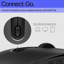 Мышь HP 690 Rechargeable, BT, чёрный 7M1D4AA