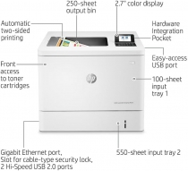 Принтер А4 HP Color LaserJet Enterprise M554dn 7ZU81A