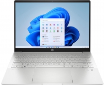 Ноутбук HP Pavilion Plus 14-eh1003ua 14" 2.8K OLED, Intel i7-13700H, 16GB, F1024GB, UMA, DOS, сріблястий 825D7EA