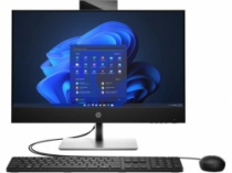 Комп'ютер персональний моноблок HP ProOne 440-G9 23.8" FHD IPS AG, Intel i5-13500T, 16GB, F512GB, UMA, WiFi, кл+м, 3р, DOS, чорний 885F1EA