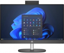 Комп'ютер персональний моноблок HP 245-G10 23.8" FHD IPS AG, AMD R5-7520U, 8GB, F512GB, UMA, WiFi, кл+м, 2р, DOS, чорний 8T2S6ES