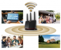 Маршрутизатор ASUS 4G-AC86U AC2600 4xGE LAN, 1xGE WAN, 1xnanoSIM card, USB 2.0 MU-MIMO 90IG05R0-BM9100