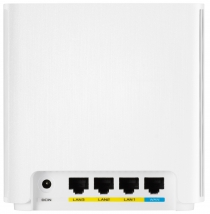 Маршрутизатор ASUS ZenWiFi XD6 2PK white AX5400 1xGE LAN 3x1GE WAN WPA3 OFDMA MESH 90IG06F0-MO3R40