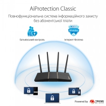 Маршрутизатор ASUS RT-AX57 AX3000 4xGE LAN 1xGE WAN WPA3 MU-MIMO OFDMA MESH 90IG06Z0-MO3C00