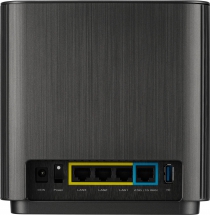 Маршрутизатор ASUS ZenWiFi XT9 2PK AX7800 3xGE LAN 1x2.5GE WAN 1xUSB 3.2 MU-MIMO OFDMA MESH black 90IG0740-MO3B30