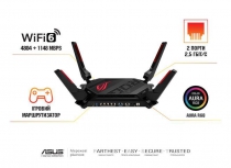 Маршрутизатор ASUS GT-AX6000 4xGE LAN 1x2.5GE LAN 1x2.5GE WAN 1xUSB 3.1 1xUSB 2.0 MU-MIMO OFDMA MESH 90IG0780-MU9B00