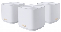 ASUS Router ZenWiFi XD4 3PK PLUS white AX1800 1xGE LAN 1x1GE WAN WPA3 OFDMA MESH 90IG07M0-MO3C40