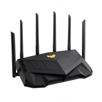 Маршрутизатор ASUS TUF-AX6000 4xGE LAN 1x2.5GE LAN 1x2.5GE WAN 1xUSB3.2 MU-MIMO OFDMA MESH gaming AURA RGB 90IG07X0-MO3C00