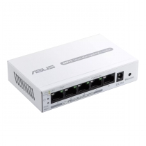 Коммутатор ASUS ExpertWiFi EBP15 5xGE (4xPoE), 60Вт, Управляемий L2+ 90IG08D0-MO3B00