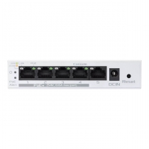 Коммутатор ASUS ExpertWiFi EBP15 5xGE (4xPoE), 60Вт, Управляемий L2+ 90IG08D0-MO3B00