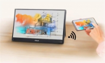 Монітор портативний Asus 15.6" ZenScreen GO MB16AWP mHDMI, USB-C, WiFi, MM, IPS, 7800mAh, Cover 90LM07I1-B01370
