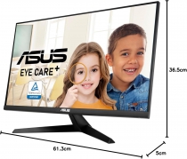 Монітор Asus 27" VY27UQ 2xHDMI, DP, MM, IPS, 3840x2160, sRGB 99%, AdaptiveSync, HDR10 90LM09U3-B01170