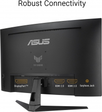 Монітор Asus 31.5" TUF Gaming VG32WQ3B 2xHDMI, DP, MM, VA, 2560x1440, 180Hz, 0.5ms, sRGB 120%, CURVED, AdaptiveSync, HDR10 90LM0AP1-B01171