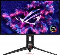 Монитор Asus 26.5" ROG Swift PG27UCDM 2xHDMI, DP, USB-C, 3xUSB, QD-OLED, 3840x2160, 240Hz, 0.03ms, DCI-P3 99%, FreeSync, Pivot, HDR400 90LM0B30-B01971