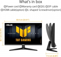 Монітор Asus 24.5" TUF Gaming VG259Q5A 2xHDMI, DP, MM, IPS, 200Hz, 0.3ms, sRGB 99%, AdaptiveSync 90LM0BL1-B01O71
