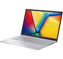 Ноутбук ASUS Vivobook 15 X1504VA-BQ500 15.6" FHD IPS, Intel i3-1315U, 16GB, F512GB, UMA, noOS, Сріблястий 90NB10J2-M00PJ0