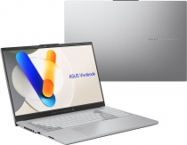 Ноутбук ASUS Vivobook Pro 15 N6506MV-MA022 15.6" 3K OLED, Intel Ultra 7 155H, 16GB, F1TB, NVD4060-8, NoOS, Сріблястий 90NB12Y2-M000Z0