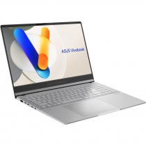 Ноутбук ASUS Vivobook S 15 M5506UA-MA055 15.6" 3K OLED, AMD R7-8845HS, 32GB, F1TB, UMA, noOS, Сріблястий 90NB1473-M002E0