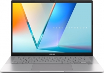 Ноутбук ASUS Vivobook S 14 M3407HA-SF079 14" WUXGA OLED, AMD R5-220, 16GB, F512GB, UMA, NoOS, Серебристый 90NB16E2-M00700