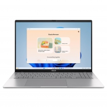 Ноутбук ASUS Vivobook S 16 S3607CA-RP008 16" WUXGA IPS, Intel Ultra 7 255H, 16GB, F1TB, UMA, NoOS, Сріблястий 90NB16I1-M00090